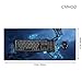 Cmhoo Desk Mouse Pad Extended XXL & Large Gaming Mat Protector Stickers 35.4 x 15.7 (90x40 Dragonfly)