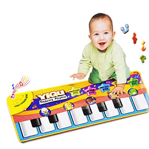 Leegor Learning Toys New Touch Play Keyboard Musical Music Singing Gym Carpet 72cm x 28cm Mat Kids Christmas Gift