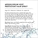 Argan Heat Protectant Hair Spray - Serum to Protect Against Heat and Chemical Damage - Restores Shine, Moisturizes Scalp, Stimulates Hair Growth - 4 Fl Oz