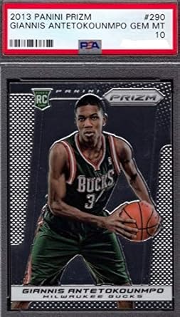 Amazon.com: 2013-2014 Panini PRIZM Giannis Antetokounmpo - Milwaukee Bucks Basketball Rookie ...