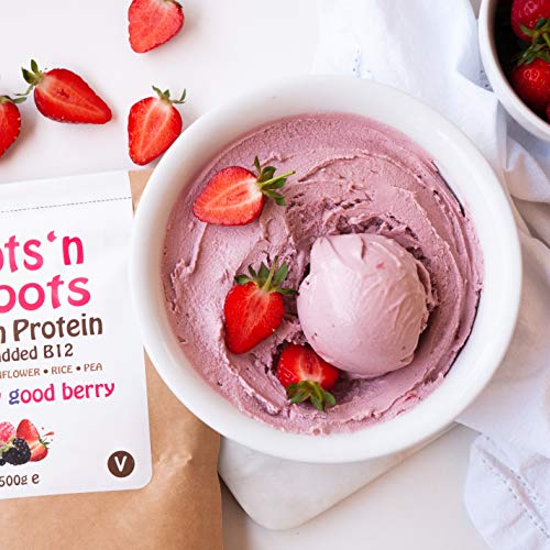Roots-n-Shoots-Vegan-Protein-Powder-Shake-with-Added-B12-500g-Berry-4-Premium-Plant-Proteins-Gluten-Free-Sugar-Free-All-Natural-Ingredients