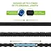 Healon Expandable Garden Water Hose with 10 Pattern Spray Nozzle, Solid Brass Connector, Double Latex Core Expanding Water Hose with Storage Bag (50FT)