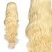 AGPtek 33 inch Heat Resistant Curly Wavy Long Cosplay Halloween Wigs for Women Kids- Light Gold