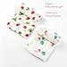 Bamboo Muslin Swaddle Blanket | Super-Soft Breathable Lightweight Receiving Blanket (for Girls) | Gift for New Parents or Baby Shower | 70% Bamboo 30% Cotton (Flamingo & Strawberry)