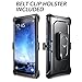 YOUMAKER Galaxy Note 8 Case, Heavy Duty Protection Kickstand Shockproof Clip Holster Case Cover for Samsung Galaxy Note 8 (2017 Release) Without Built-in Screen Protector (Black/Black)