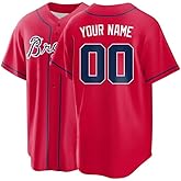 Custom Baseball Jersey, Personalized Baseball Jerseys Name/Number Baseball Shirt for Men Women and Youth