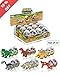 Dinosaur Toys - 12 Surprise Dinosaur Eggs Building Blocks STEM Toys for Boys & Girls - 7-in-1 Kids Toys - Educational Toys Perfect for Dinosaur Party Favors for Kids & Dinosaur Party Supplies