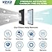 VEVA Precut for HPA300 Premium Carbon Activated Pre Filters 4 Pack Compatible with HW Air Purifier. Precision Fit for Easy Installation Advanced Filters