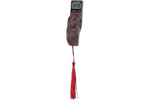 HogarTech Wooden Digital Prayer Bead Counter with LCD Display, Portable Handheld Counting Device Meditation, Prayer & Mindful