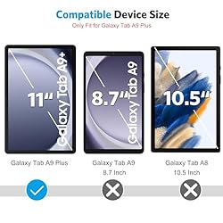 OMOTON Screen Protector for Samsung Galaxy Tab A9