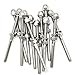 WELTEK (12-Pack) Stainless Threaded Terminal Stud End Fitting for 1/8