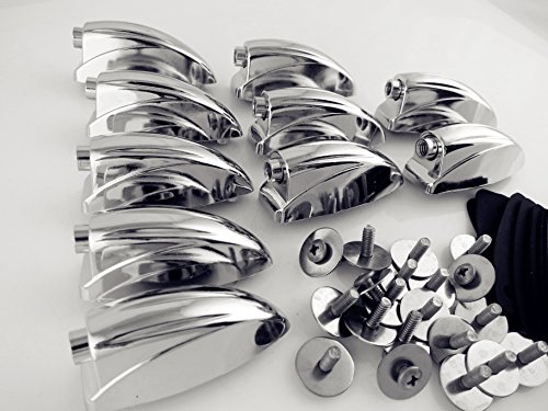 Goedrum 10 Single End Tom Drum Lugs with Mounting Screws