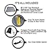 Pocket Blanket for Beach Festival - Camping Hiking Compact Size 55'x60' Fit 4 People - Sand and Waterproof Puncture Resistance with Corner Pocket, Loops, 4 Stakes, Secure Pocket with Zipper (Black)