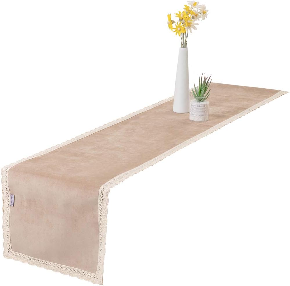 Best purple table runner boho