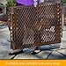 North States MyPet 7 Sq. Ft. Stages Indoor and Outdoor Petyard: Weather Resistant 4-Panel Pet Enclosure. Freestanding (26