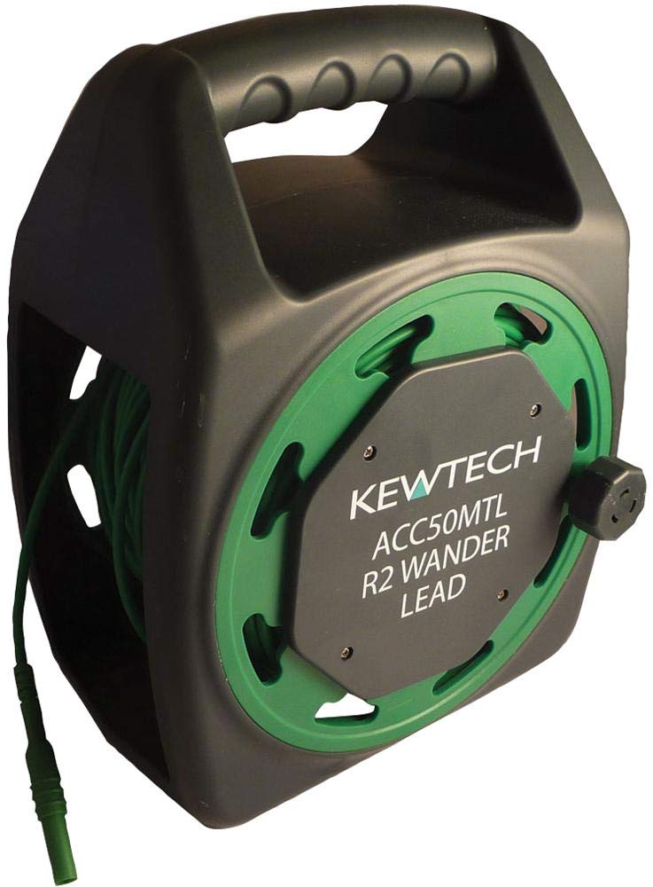 Kewtech ACC50MTL Test Lead Extension Reel, 50 m black