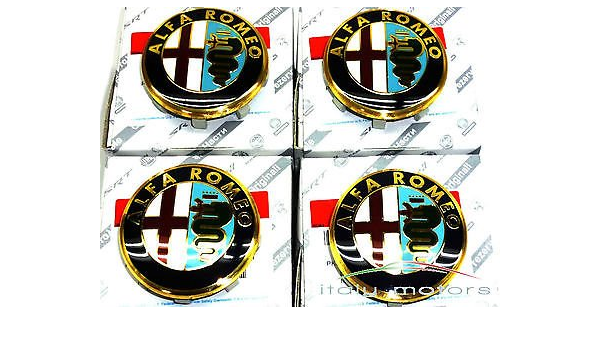 Alfa Romeo 60652886 - Tapacubos (4 unidades): Amazon.es ...