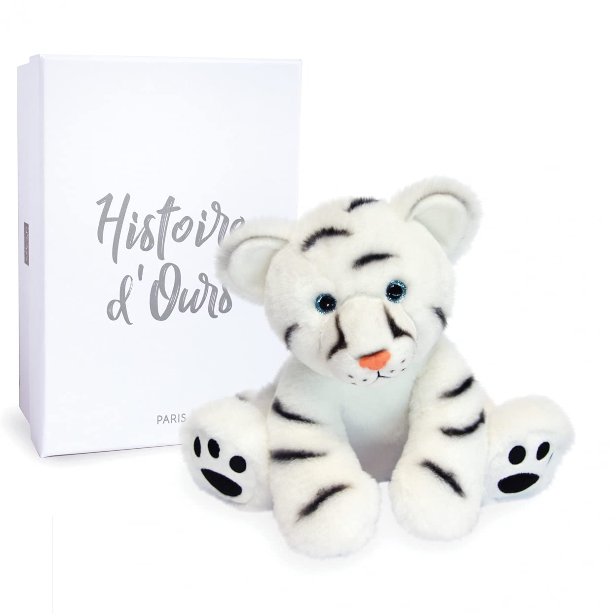 Histoire d'Ours Soft Toy Tiger 25 cm White
