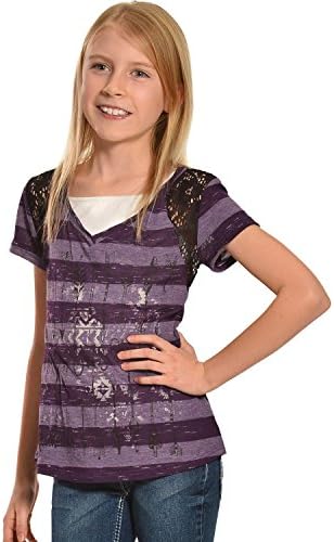 Petrol Girls' Bow And Arrow Tee Purple Large