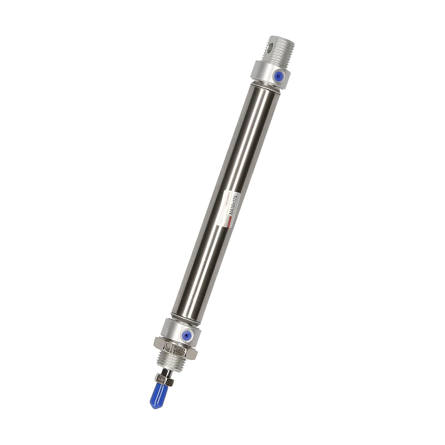 Mini Pneumatic Air Cylinder 16mm Bore 175mm Stroke Stainless Steel