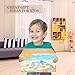 Fishing Game for Kids - Magnetic Fishing Toy for Toddlers, 53 PCS Plastic Floating Fishing Bath Toys Set for Kids Bath Time, Learning and Education Toys for Children