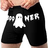 Random Stock Apparel Halloween Boxer Briefs for Men Spooky Fun Novelty Underwear Boo Basket Gift Idea