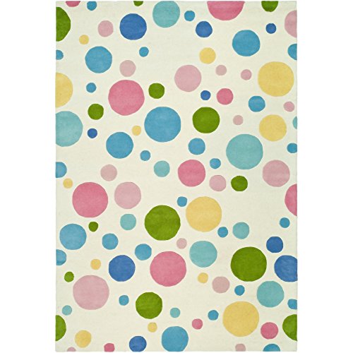 Funky Area Rug with Dots Bring Pattern and Fun Into the Room