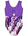 Arshiner Girl's Camisole Gymnastics Leotard Tank with Keyhole, Style 3, 7