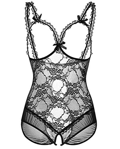 Kwelt-Completi-Intimi-Evelure-Donna-Lace-Lingerie-Esotico-Pizzo-Capestro-Bianco-Prospettiva-Pigiama