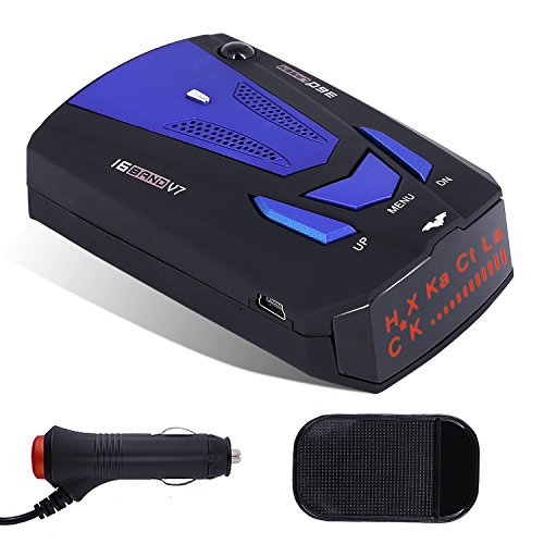 Radar Detector Car Speed Laser Radar Detector with Voice Alert and Alarm System, Policy Laser Radar Detector Kit for Cars