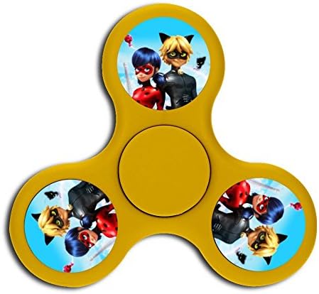 Triangle Miraculous Tales of Ladybug Cat Noir High-speed Finger Fidget Spinners Toy for ADD, ADHD, Anxiety, Adult &amp; Children