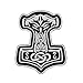 M-Tac Mjolnir Viking 3D PVC Morale Patches Military Tactical Army Morale (White)