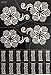 Tattoo Stencil / Template 4 Large Sheet Set Taj Henna Designs Great Value