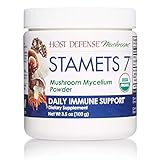 Host Defense, Stamets 7 Mushroom Powder, Daily Immune Support, Certified Organic Supplement, 3.5 oz (66 Servings)