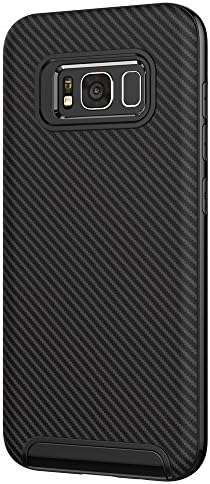 SUGIFT Galaxy S8 Case, Slim Design Dual Layer Protective with Durable Flex, Easy Grip and Reinforced Hard Bumper Frame Design for Samsung Galaxy S8 Case (2017) - Black