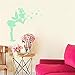 Marsway Funny Girl Stars Luminous Sticker Glow in the Dark Sticker Kids Room Wall Decal