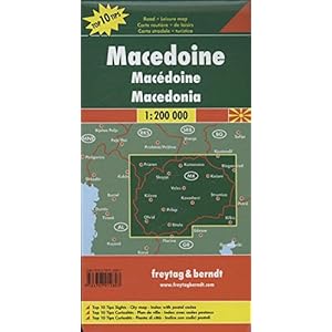 Macedonia Fb 2012 1:200,000 (English, Spanish, French and German Edition)