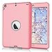 Hocase Dual Layer  Ruggged Hard Rubber Case Apple iPad mini 1 / 2 / 3 - Pink / Grey