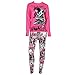 Marvel Black Widow Prey Pink and White Womens Lounge Set (Large)