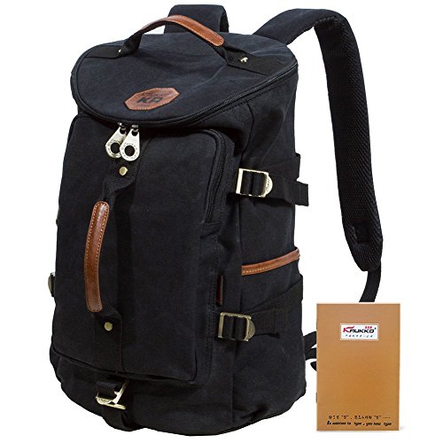 Kaukko fashion canvas backpack sports handbag travel hi…