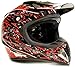 Typhoon Helmets Typhoon ATV Motorcycle Helmet with Goggles & Gloves - DOT Certified Off-Road Racing Protection Gear Set for Men - Durable MX Combo Pack in Red
