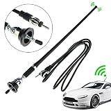 EEEKit Universal 16Inch Car Stereo Auto Roof Fender Radio Signal Antenna Fm Am Wing Mount Aerial, Extendable 130cm Replacement Wire