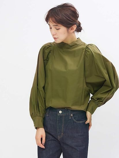 Amazon コレックス Collex トップス ハイネックブラウス レディース カーキ M シャツ ブラウス 通販 Amazon コレックス Collex トップス ハイネックブラウス レディース カーキ M シャツ ブラウス 通販