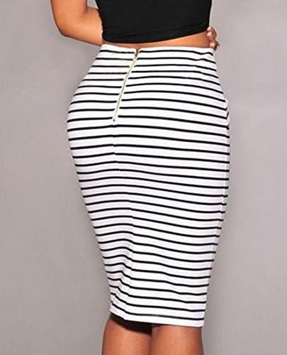 Zimaes Womens Bodycon for Office Wear Bodycon Maxi Skirt White L