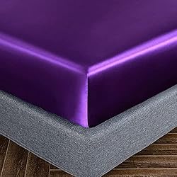 Homiest 3pcs Satin Sheets Set Luxury Silky Satin