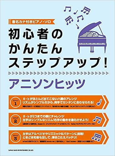 音名カナ付きピアノ ソロ 初心者のかんたんステップアップ アニソンヒッツ シンコーミュージック スコア編集部 本 通販 Amazon