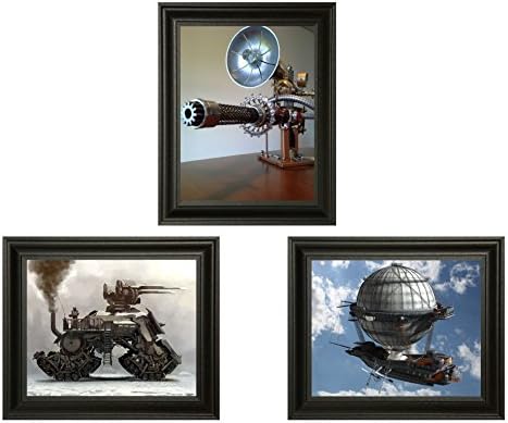 WAHLQUIST Steampumk at War 3-Pack 8 x 10-inch Art Prints