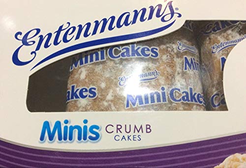 Entenmann's Mini Crumb Cakes Delicious 6ct Individually wrapped Snack 2 Boxes |