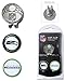 Team Golf NFL Seattle Seahawks Cap Clip With 2 Golf Ball Markers Golf Cap Clip with 2 Removable Double-Sided Enamel Magnetic Ball Markers, Attaches Easily to Hats