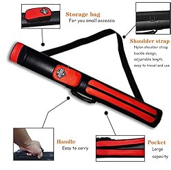 BY SPORTS 2x2 Hard cue case Oval Pool Cue Billiard